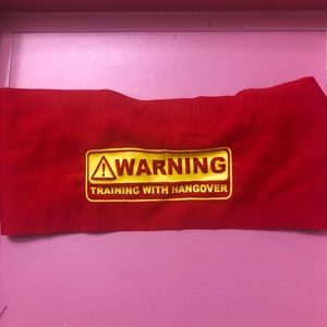 NWOT Training with Hangover Bondi Band Headband